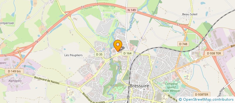 localisation de l'entreprise BOCAGE DISTRIBUTIONBOCADIS à BRESSUIRE