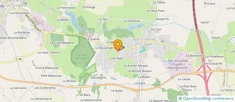 localisation de l'entreprise BOCAGE DU MAEN ROCH  MAEN ROCH