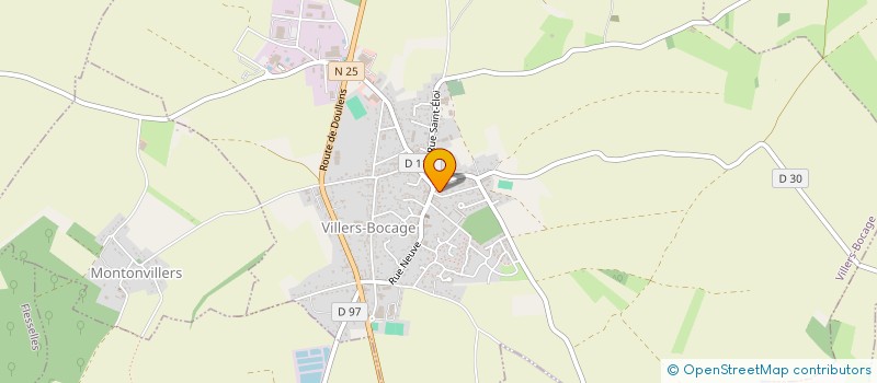 localisation de l'entreprise BOCAGE EN CHOEUR  VILLERS-BOCAGE