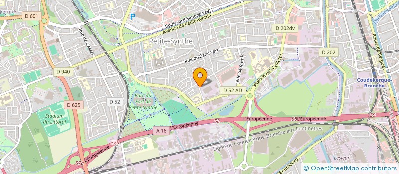 localisation de l'entreprise BOCAGE JARDIN PARTICULIERS à DUNKERQUE