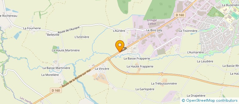 localisation de l'entreprise BOCAGE PREVENTION SANTE  LES HERBIERS