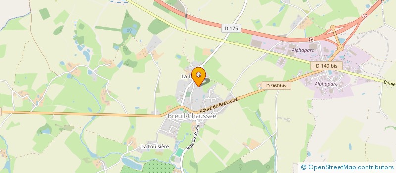 localisation de l'entreprise BOCAGE RECRUTEMENT  BRESSUIRE