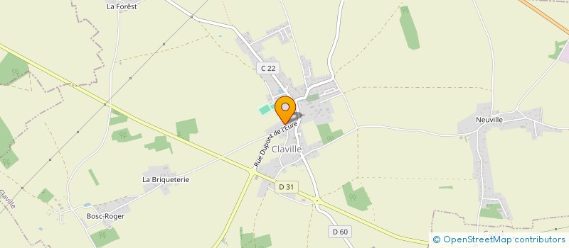localisation de l'entreprise BOCAGES SERVICES à CLAVILLE