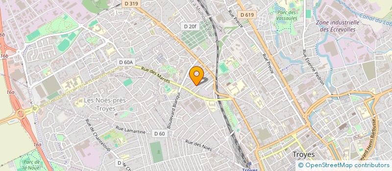 localisation de l'entreprise BOCAHU MASSE à TROYES