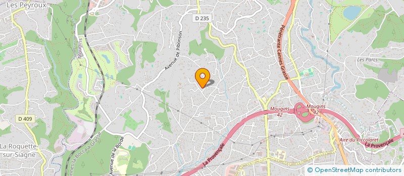 localisation de l'entreprise BOCAJOUR à MOUGINS