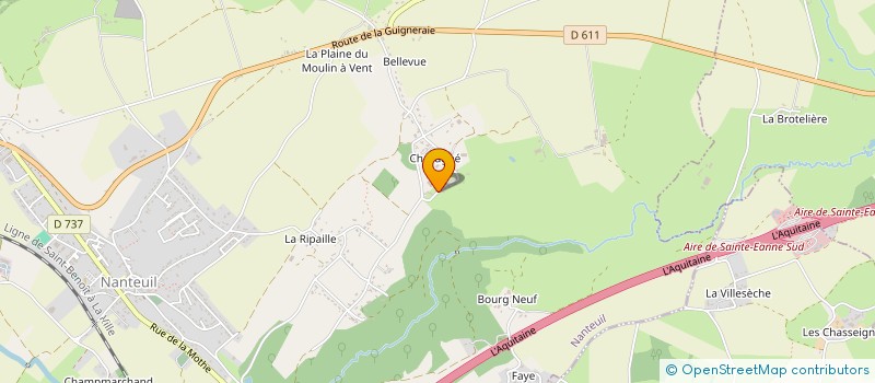 localisation de l'entreprise BOCAL  NANTEUIL