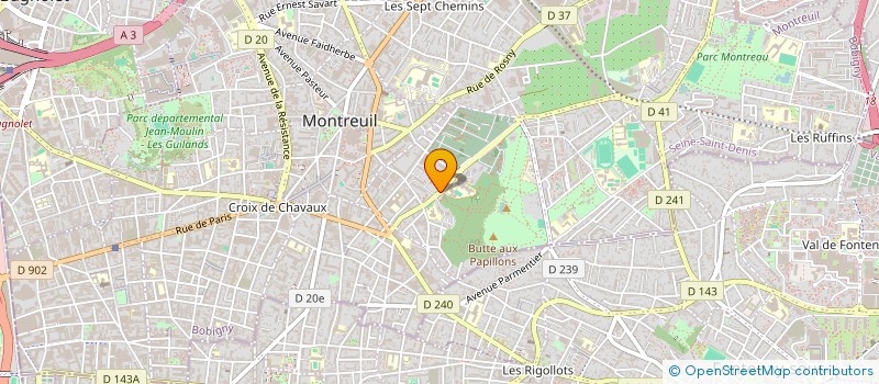 localisation de l'entreprise BOCAL à MONTREUIL