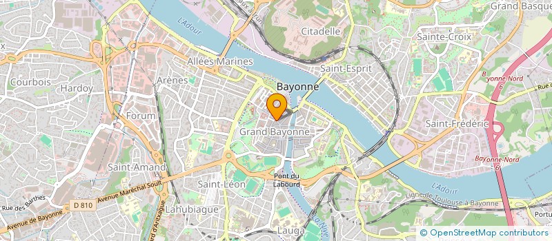 localisation de l'entreprise BOCALINE à BAYONNE