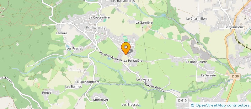 localisation de l'entreprise BOCALLARD  POLLIONNAY