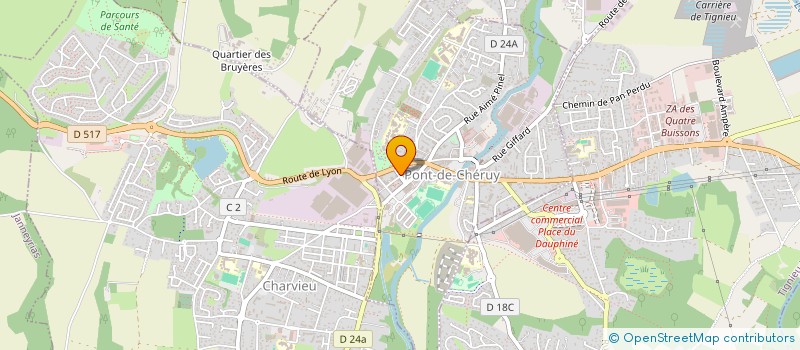 localisation de l'entreprise BOCANN-OIKOS  PONT-DE-CHERUY