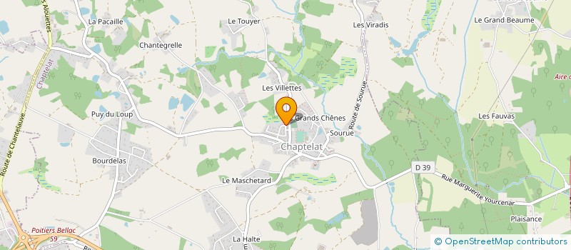 localisation de l'entreprise BOCAP à CHAPTELAT