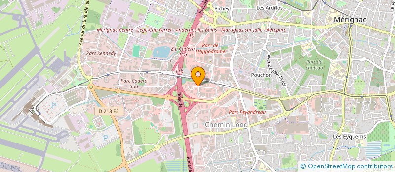 localisation de l'entreprise BOCARENA  MERIGNAC