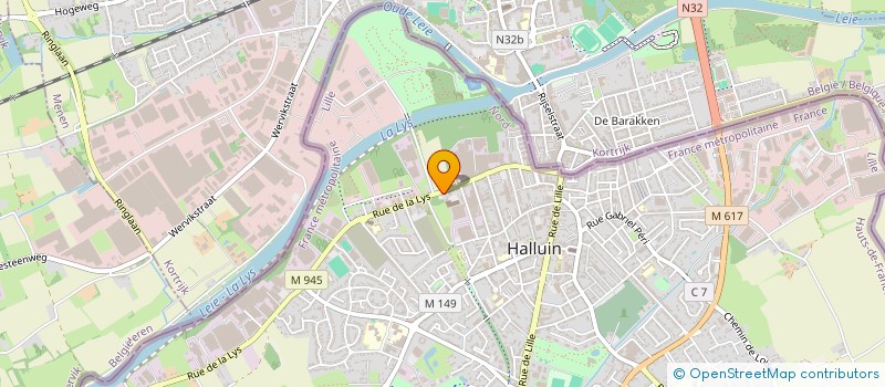 localisation de l'entreprise BOCARPIN  HALLUIN
