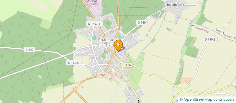 localisation de l'entreprise BOCASTEL à CHATEAUNEUF-EN-THYMERAIS