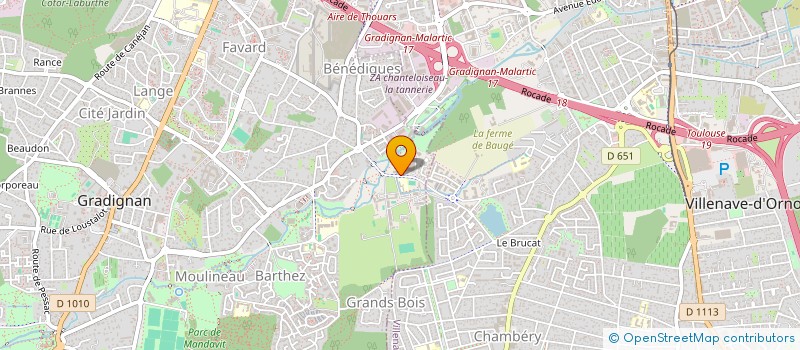 localisation de l'entreprise BOCAUNOMIE FRANCE à GRADIGNAN