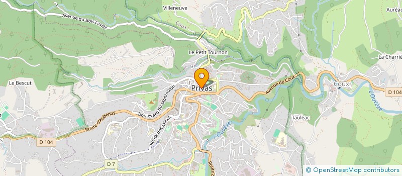 localisation de l'entreprise BOCAVEL à PRIVAS