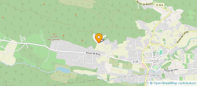 localisation de l'entreprise BOCAYA  LE VAL