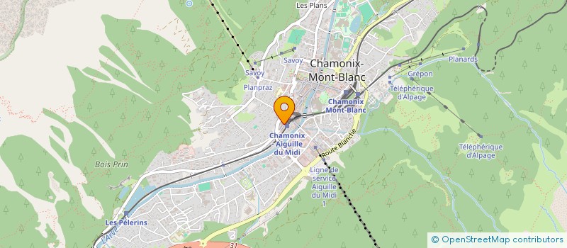 localisation de l'entreprise BOCC  CHAMONIX-MONT-BLANC