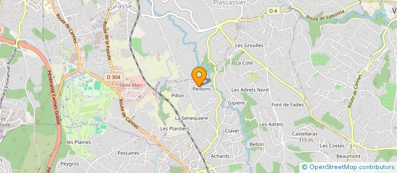 localisation de l'entreprise BOCCA  MOUANS-SARTOUX