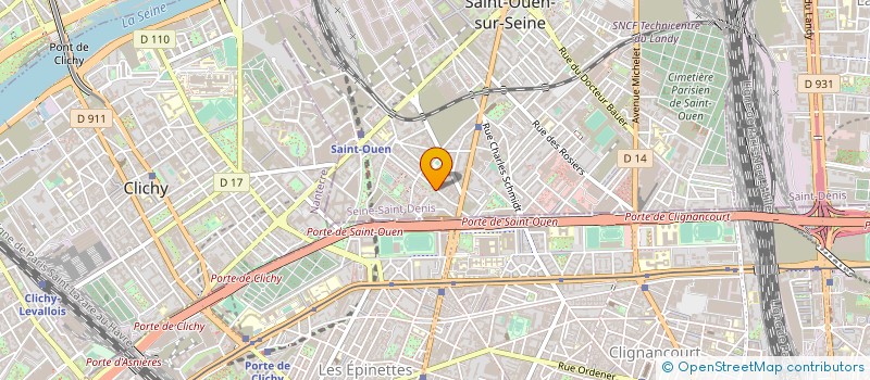 localisation de l'entreprise BOCCA BAT à SAINT-OUEN-SUR-SEINE