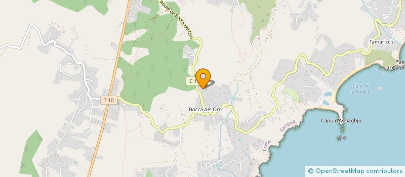 localisation de l'entreprise BOCCA D'ORO à PORTO-VECCHIO