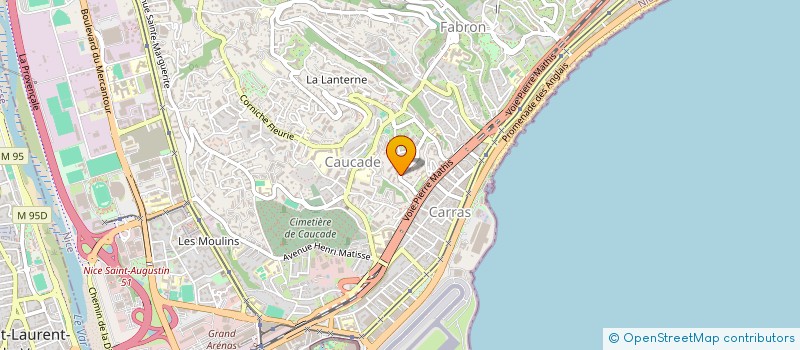 localisation de l'entreprise BOCCA TONNER à NICE