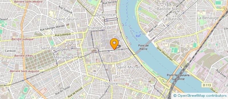 localisation de l'entreprise BOCCACIO à BORDEAUX