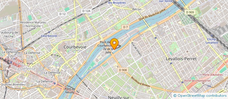 localisation de l'entreprise BOCCARA ET CIE à NEUILLY-SUR-SEINE
