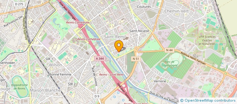 localisation de l'entreprise BOCCHI  REIMS