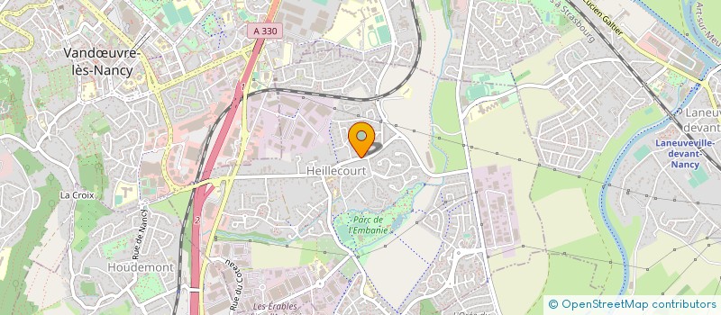 localisation de l'entreprise BOCCIA ENERGIE  HEILLECOURT