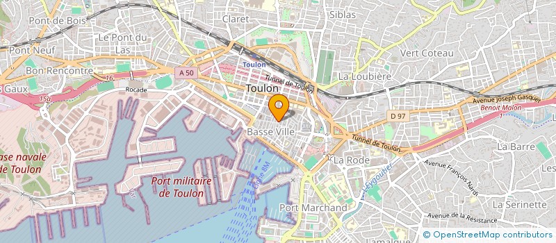 localisation de l'entreprise BOCCITTO  TOULON