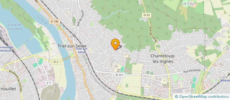 localisation de l'entreprise BOCEB  TRIEL-SUR-SEINE