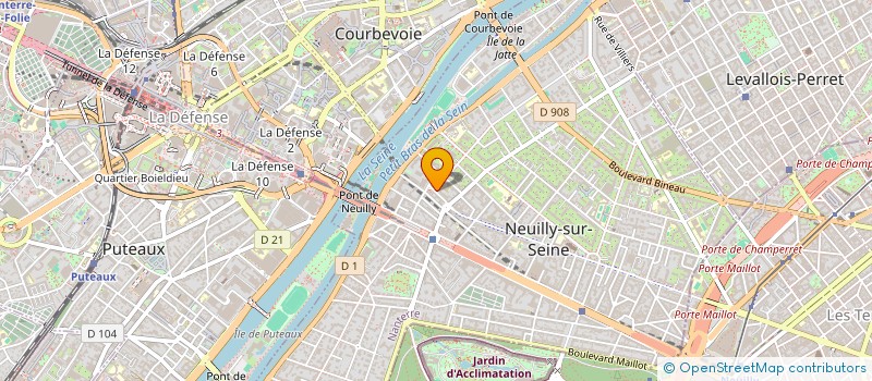localisation de l'entreprise BOCH INVEST à NEUILLY-SUR-SEINE