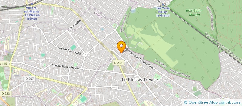 localisation de l'entreprise BOCHARD à LE PLESSIS-TREVISE