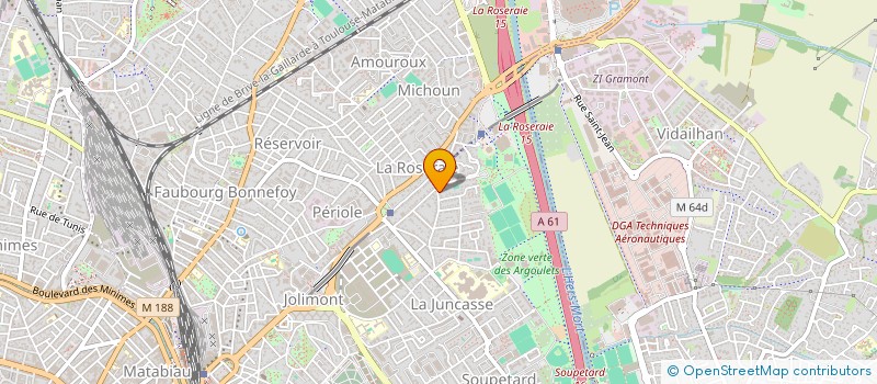 localisation de l'entreprise BOCHARD à TOULOUSE