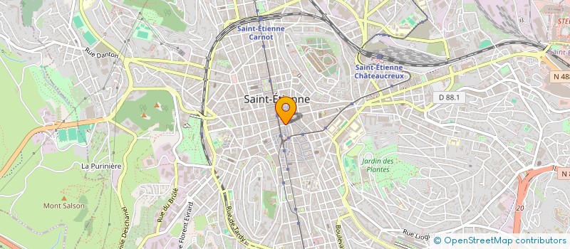 localisation de l'entreprise BOCHARD ABONNEAU CORPORATION DORIAN  SAINT-ETIENNE