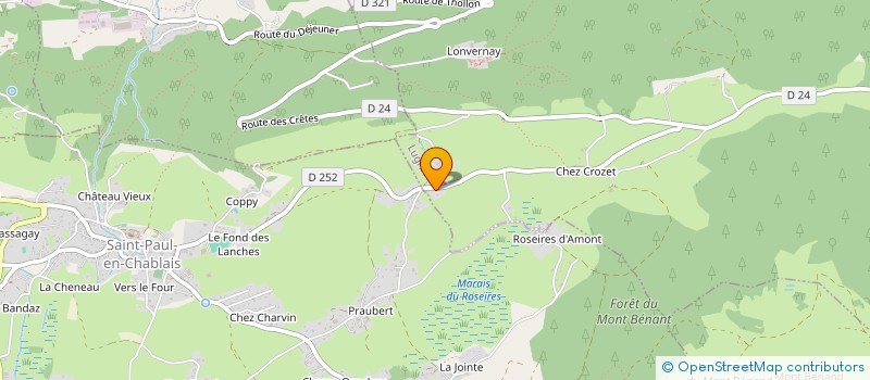 localisation de l'entreprise BOCHATON - DEMIAUX  LUGRIN