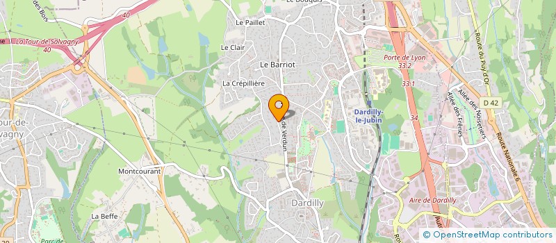 localisation de l'entreprise BOCHEN  DARDILLY