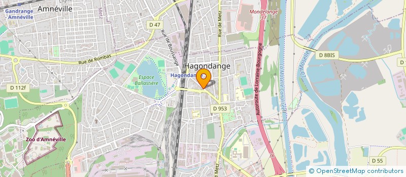 localisation de l'entreprise BOCHETTI GISELE ET STURM RAYMONDE  HAGONDANGE