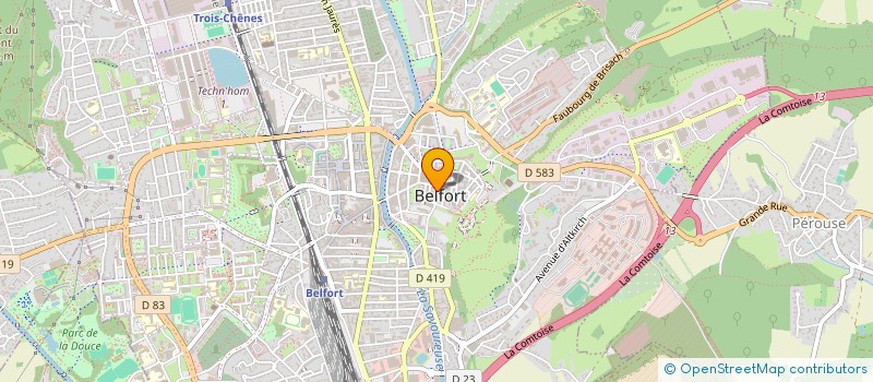 localisation de l'entreprise BOCHLER à BELFORT