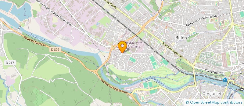 localisation de l'entreprise BOCIP à BILLERE