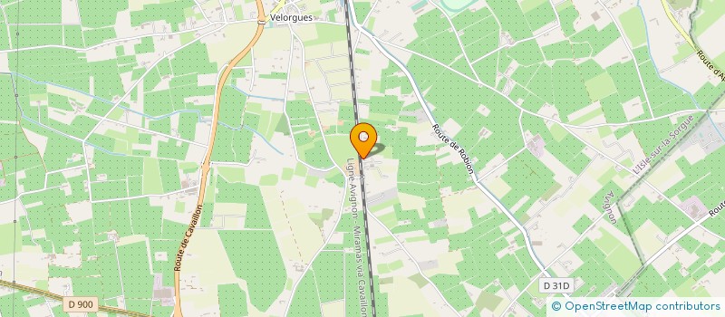 localisation de l'entreprise BOCK ET FILS à L'ISLE-SUR-LA-SORGUE