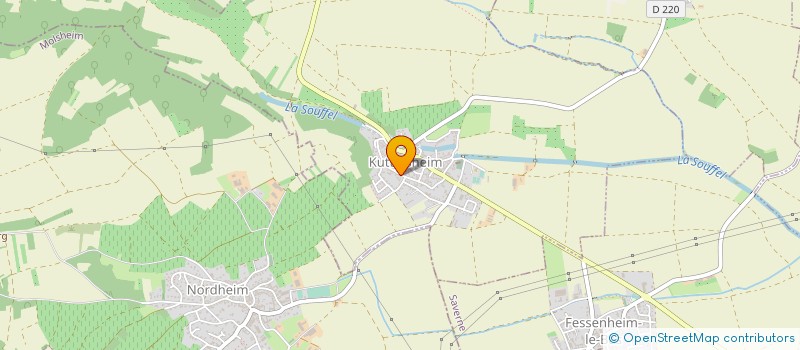 localisation de l'entreprise BOCK PHILIPPE SARL  KUTTOLSHEIM