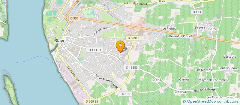 localisation de l'entreprise BOCK SARL  SAINT-MARTIN-LACAUSSADE