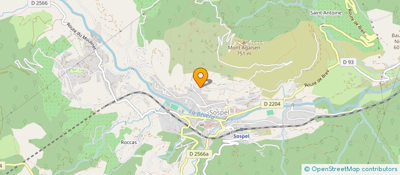 localisation de l'entreprise BOCOGNANO HOLDING  SOSPEL