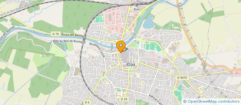 localisation de l'entreprise BOCQUET à DAX