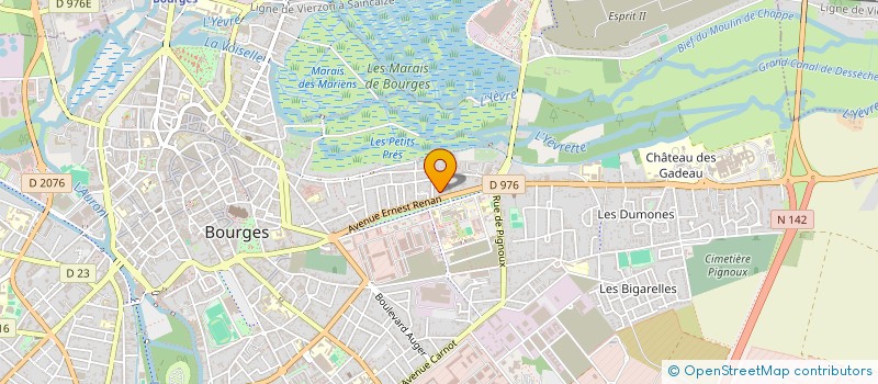 localisation de l'entreprise BOCQUET ARENA  BOURGES