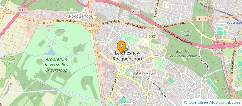 localisation de l'entreprise BOCQUET BOCCARA KERBRAT MOLLINIER  LE CHESNAY-ROCQUENCOURT