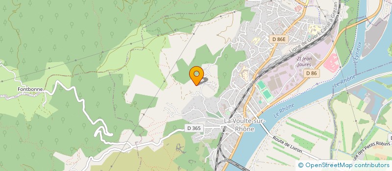 localisation de l'entreprise BOCS MENUISERIES  LA VOULTE-SUR-RHONE