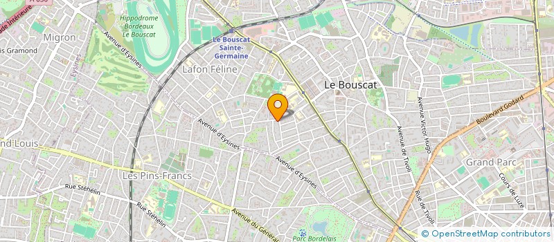 localisation de l'entreprise BOD COLLECTIF  LE BOUSCAT